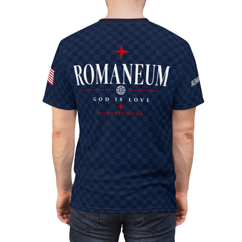 Romaneum AMOR ROMA Navy All-Over Tee