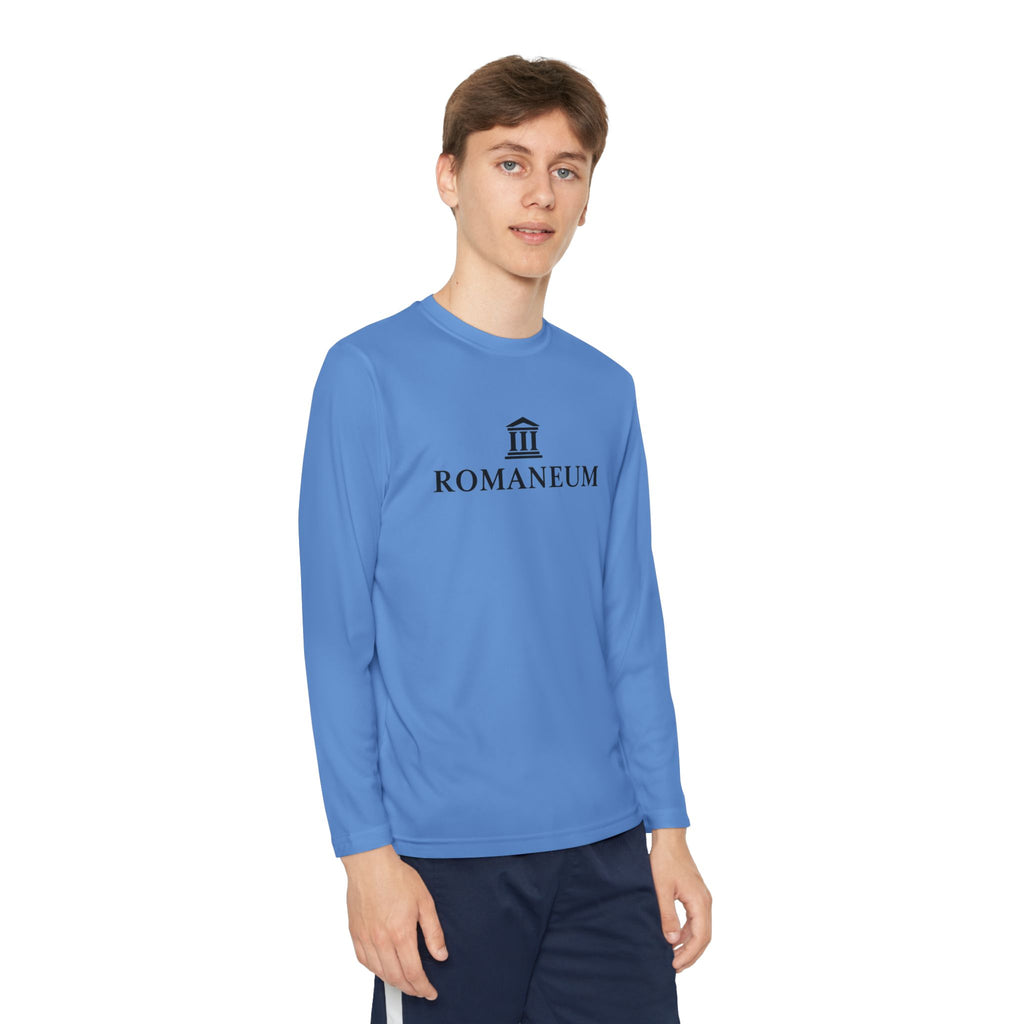 Romaneum Youth Long Sleeve Tee — Classic Roman Logo Shirt