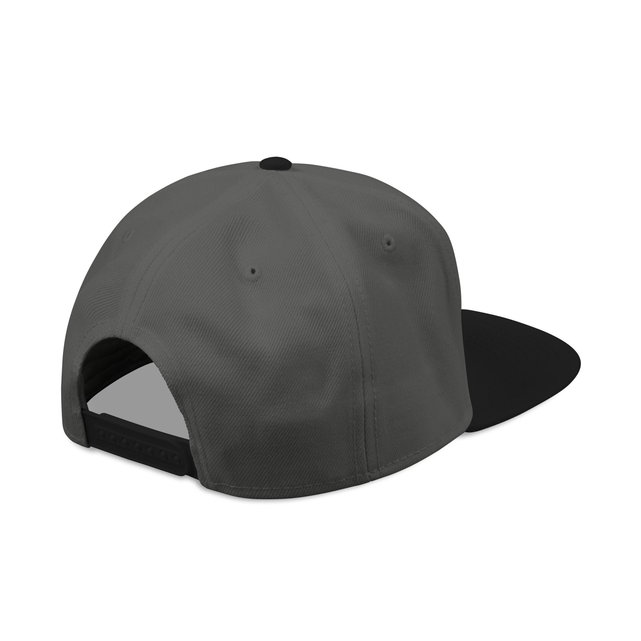 Embroidered Snapback Cap — Red Vintage 'ROMANEUM' Text
