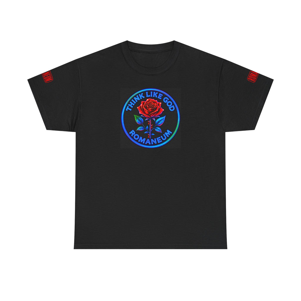 Think Like God Rose Tee — 'Think Like God Romaneum' Graphic T-Shirt