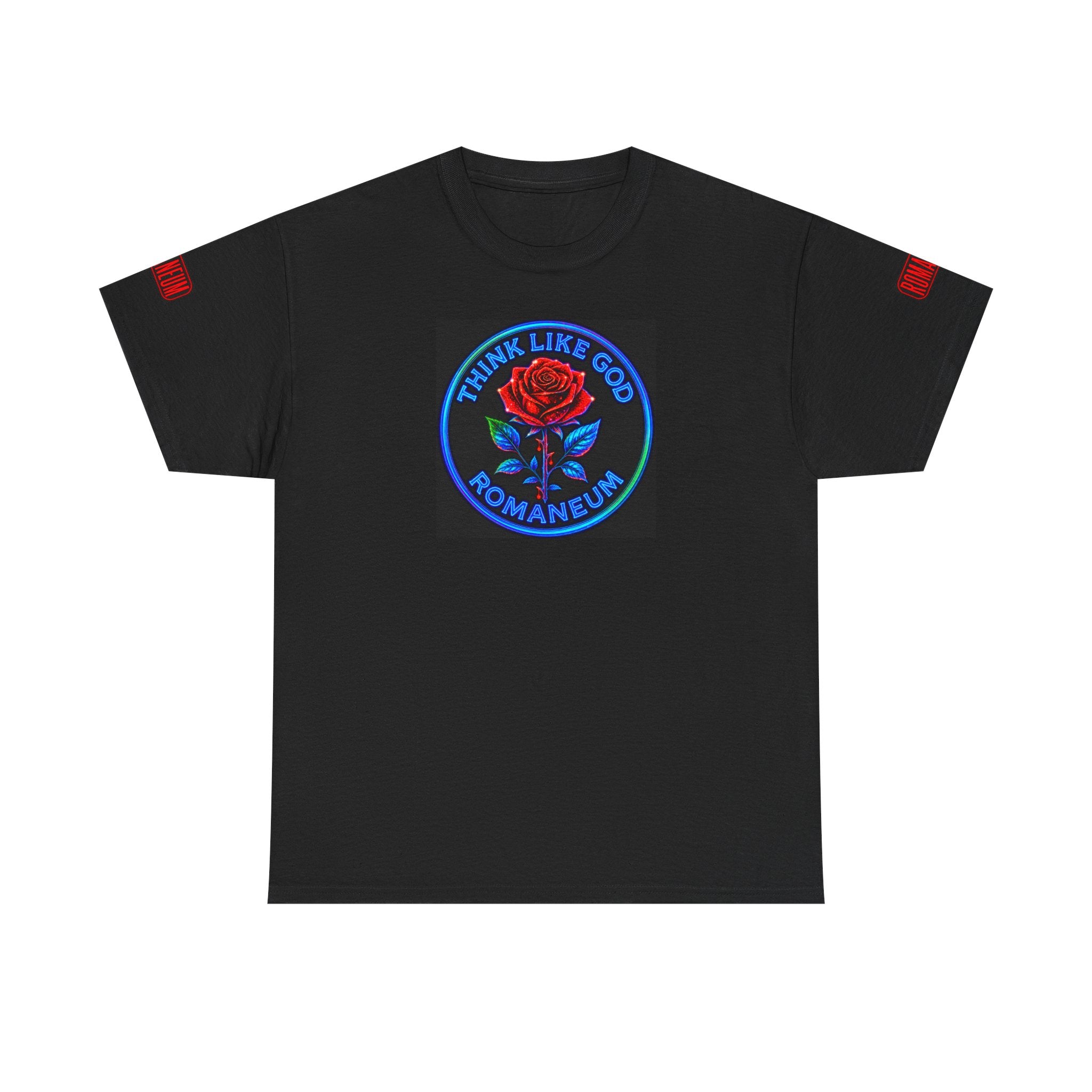 Think Like God Rose Tee — 'Think Like God Romaneum' Graphic T-Shirt