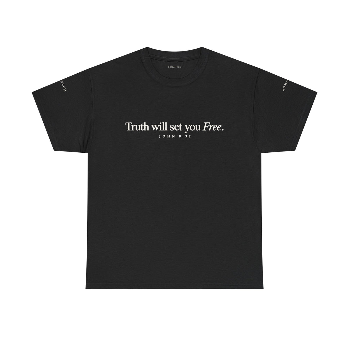 Christian Graphic Tee "Truth Will Set You Free" | God Is Love Bible Verse Shirt
