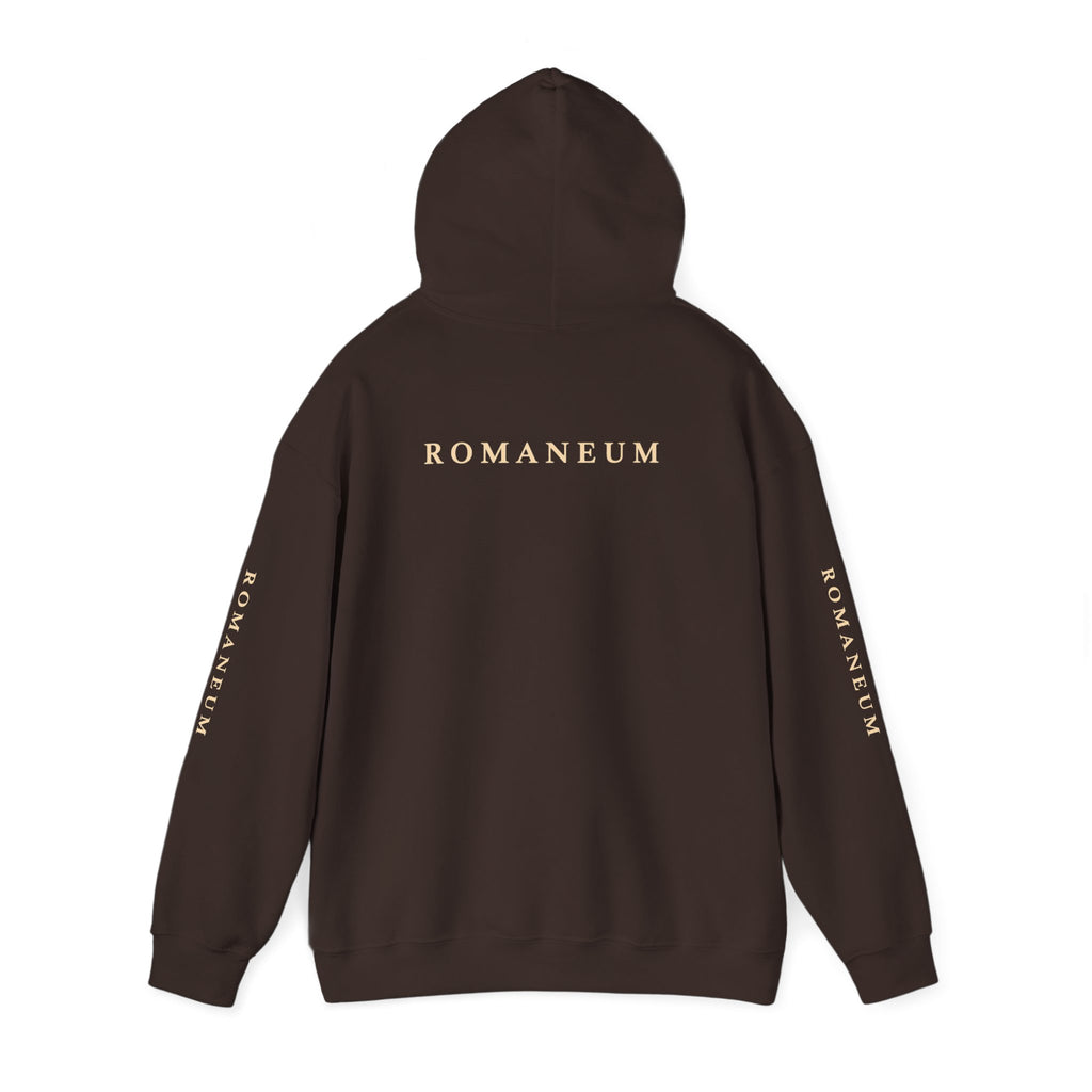 Conquerors Romaneum Hoodie — "More Than Conquerors" Sweatshirt