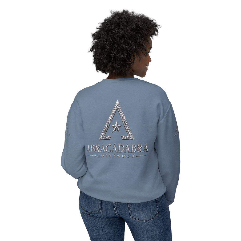 Abracadabra Star Crewneck Sweatshirt — Mystical Magic Logo Pullover