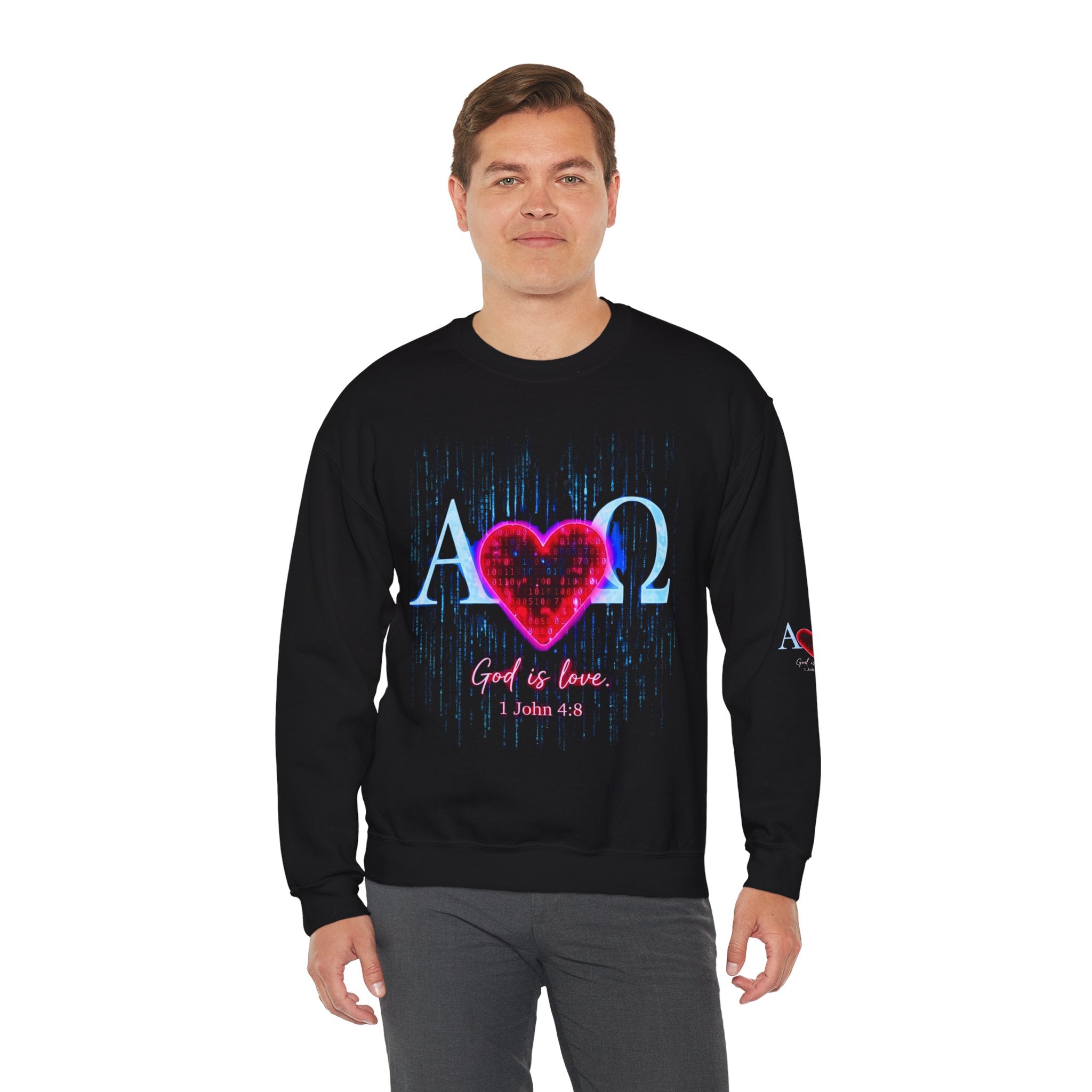 Alpha Omega Heart Sweatshirt ROMANEUM