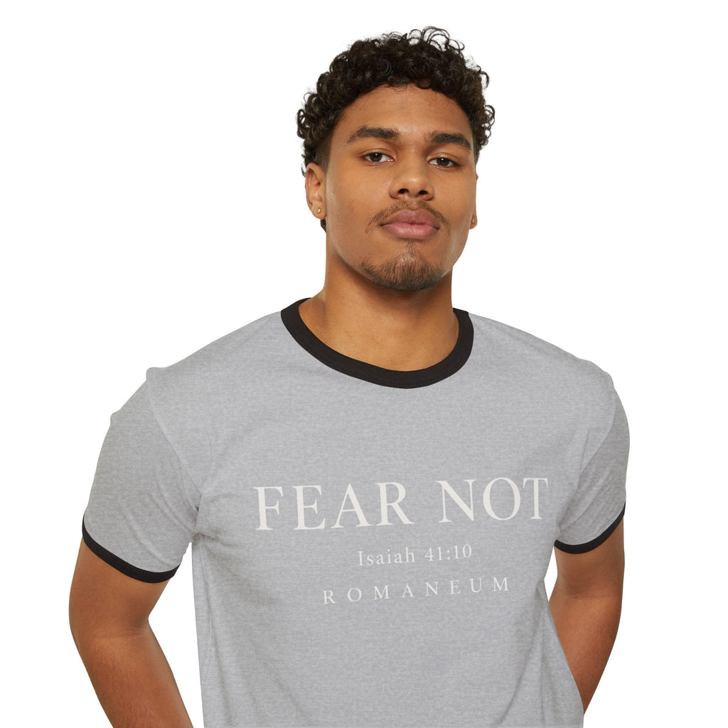 Fear Not Ringer T-Shirt — "God Is Love" Tee