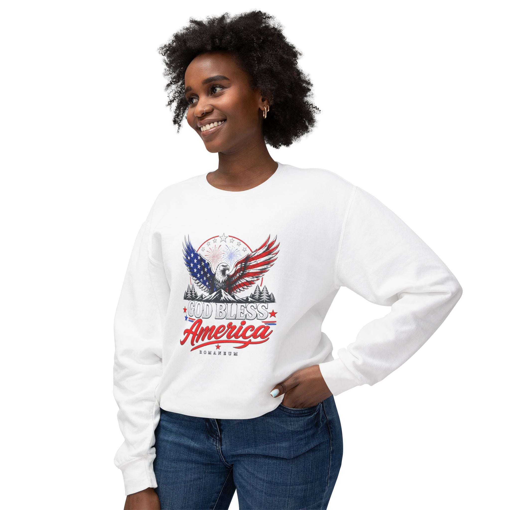 God Bless America Eagle Sweatshirt