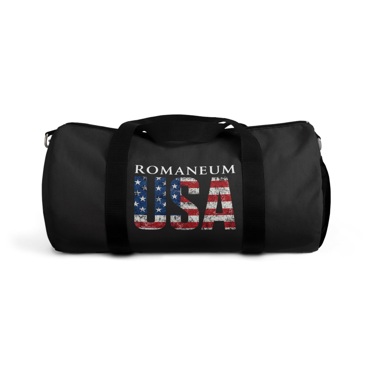 Romanum USA Flag Duffel Bag – Patriotic Travel & Gym Gear