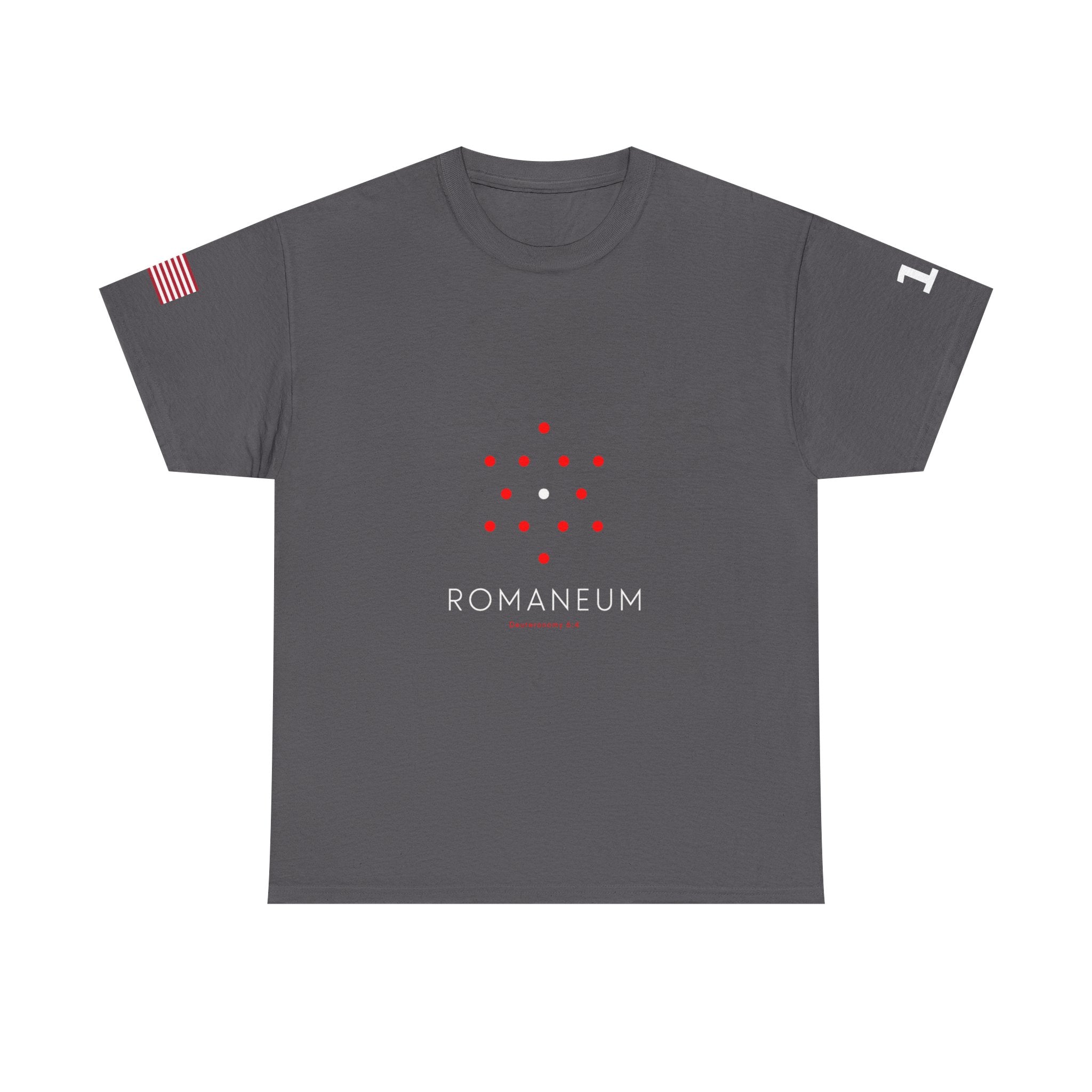 Romaneum Heavy Cotton T-Shirt | Flag & 13