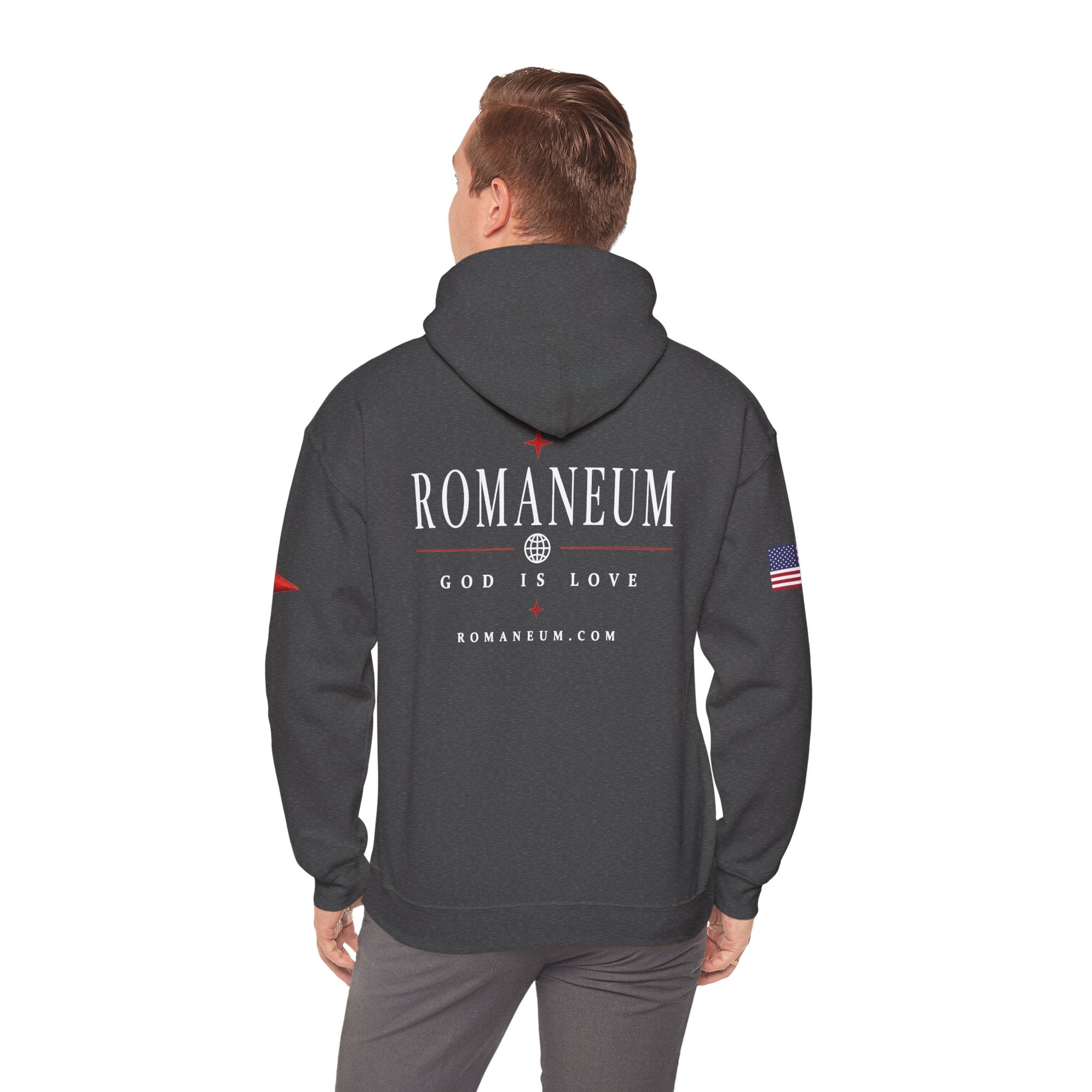 Romaneum ‘Amor’ Hoodie — God Is Love Graphic Sweatshirt
