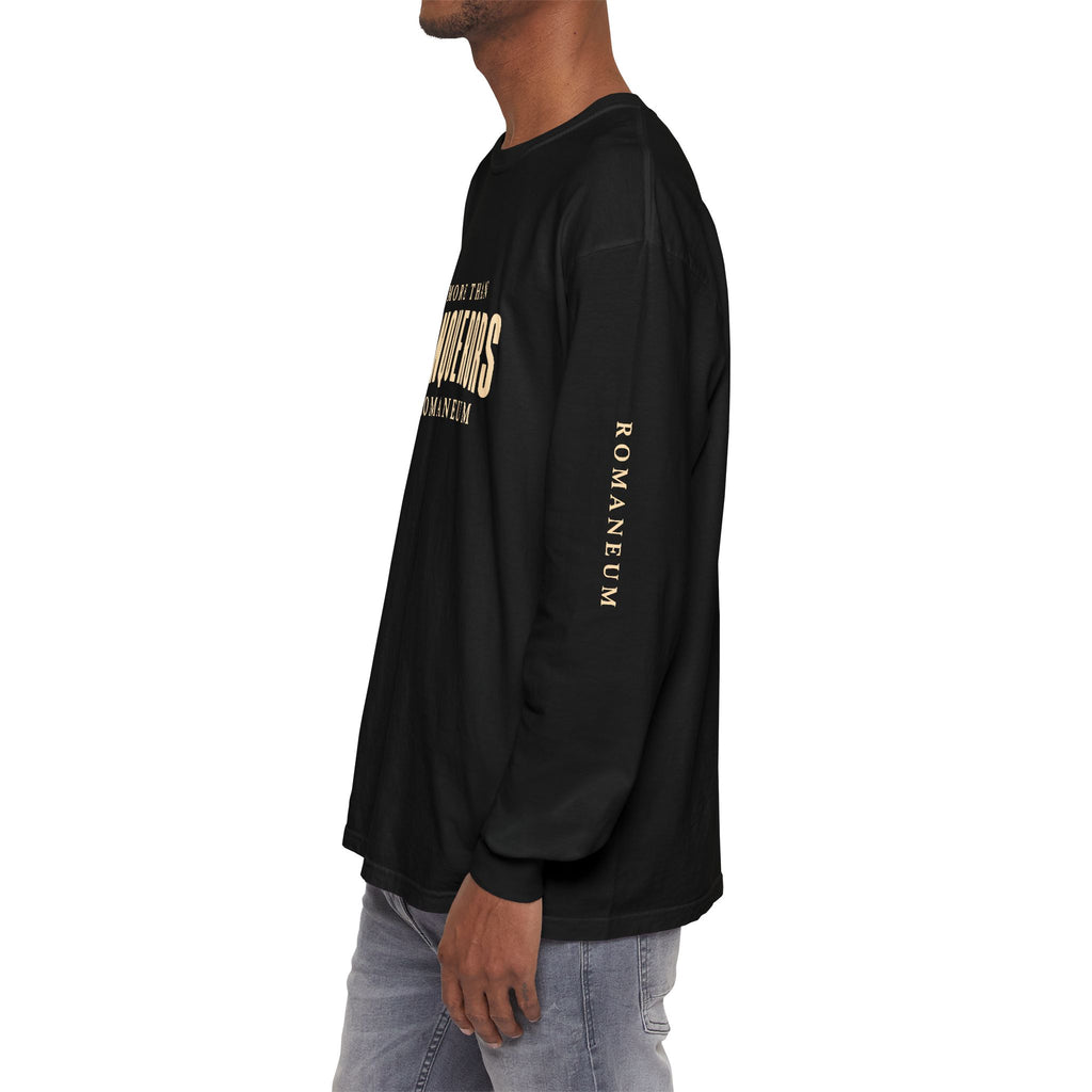Conquerors Long Sleeve Tee — "More Than Conquerors" Romaneum