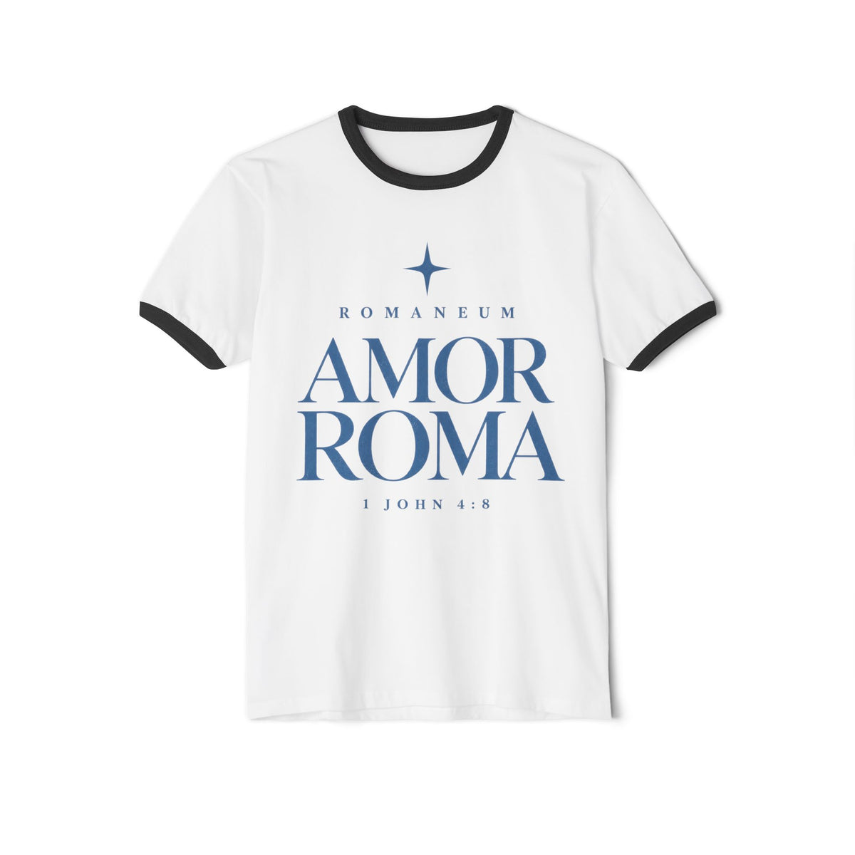 Amor Roma Ringer T-Shirt — "From Above" Graphic Tee