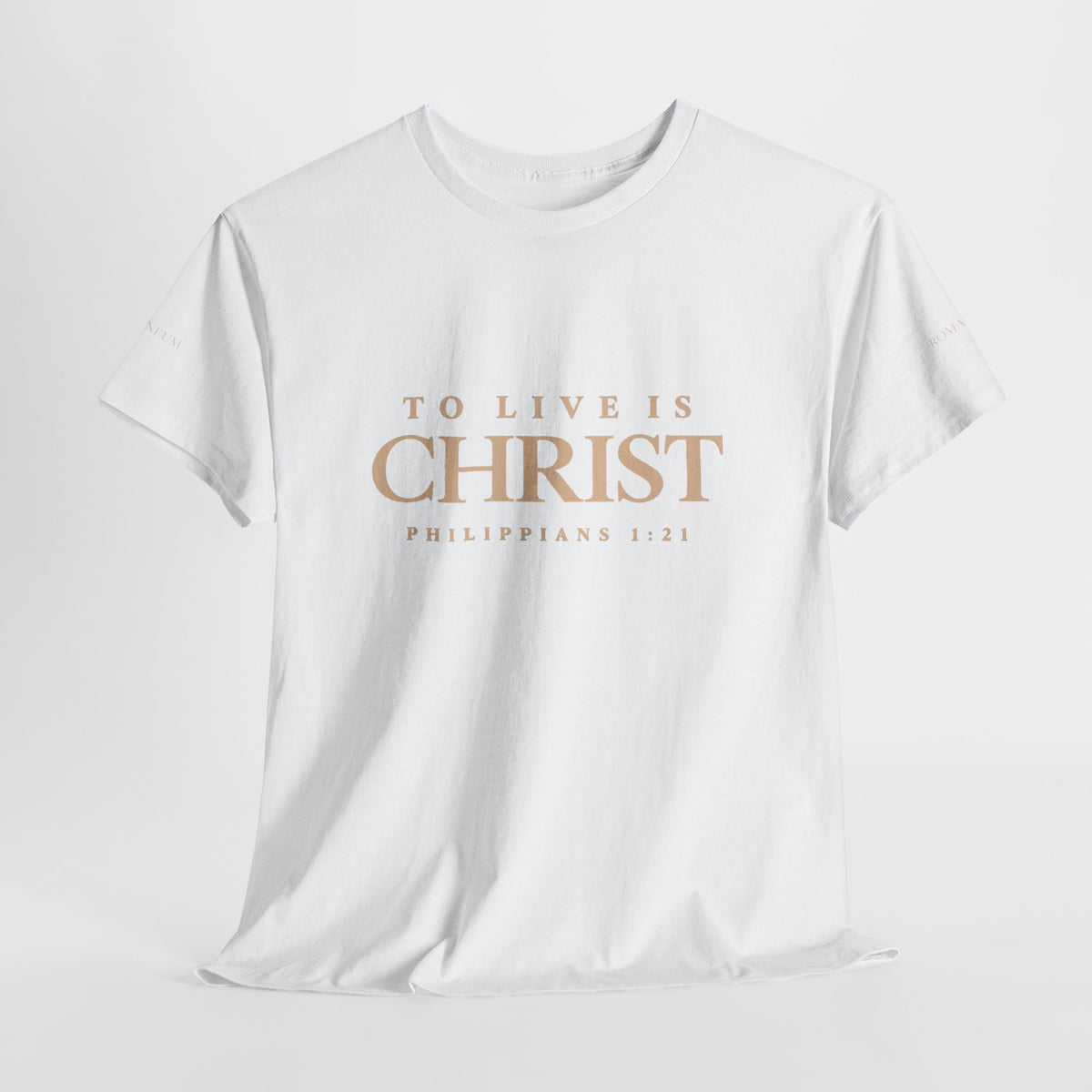 Romaneum Tee - "To Live Is Christ"
