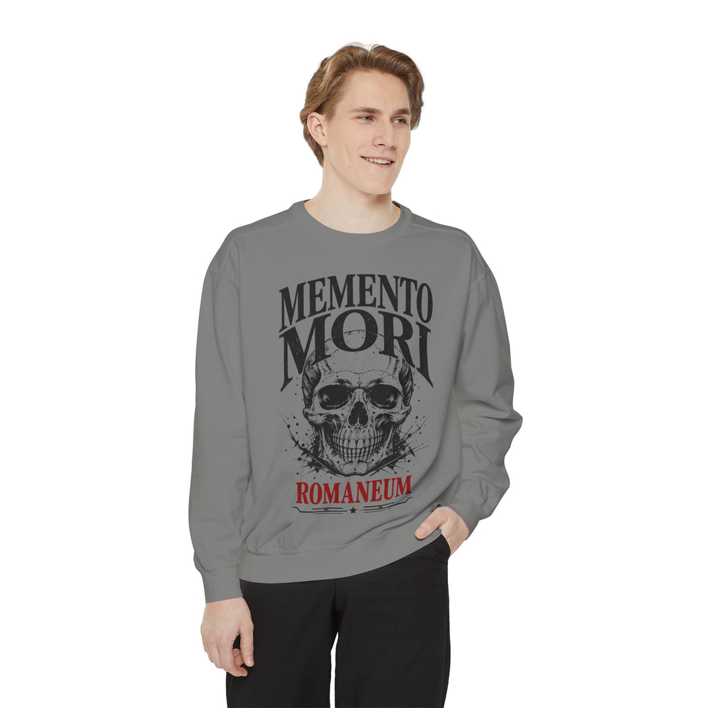 Memento Mori Sweatshirt — Gothic Skull Romaneum Crewneck