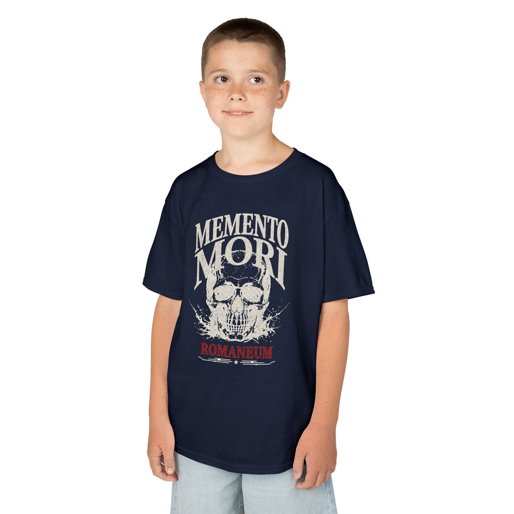 Kids T-Shirt — "Memento Mori" Skull Romaneum Tee
