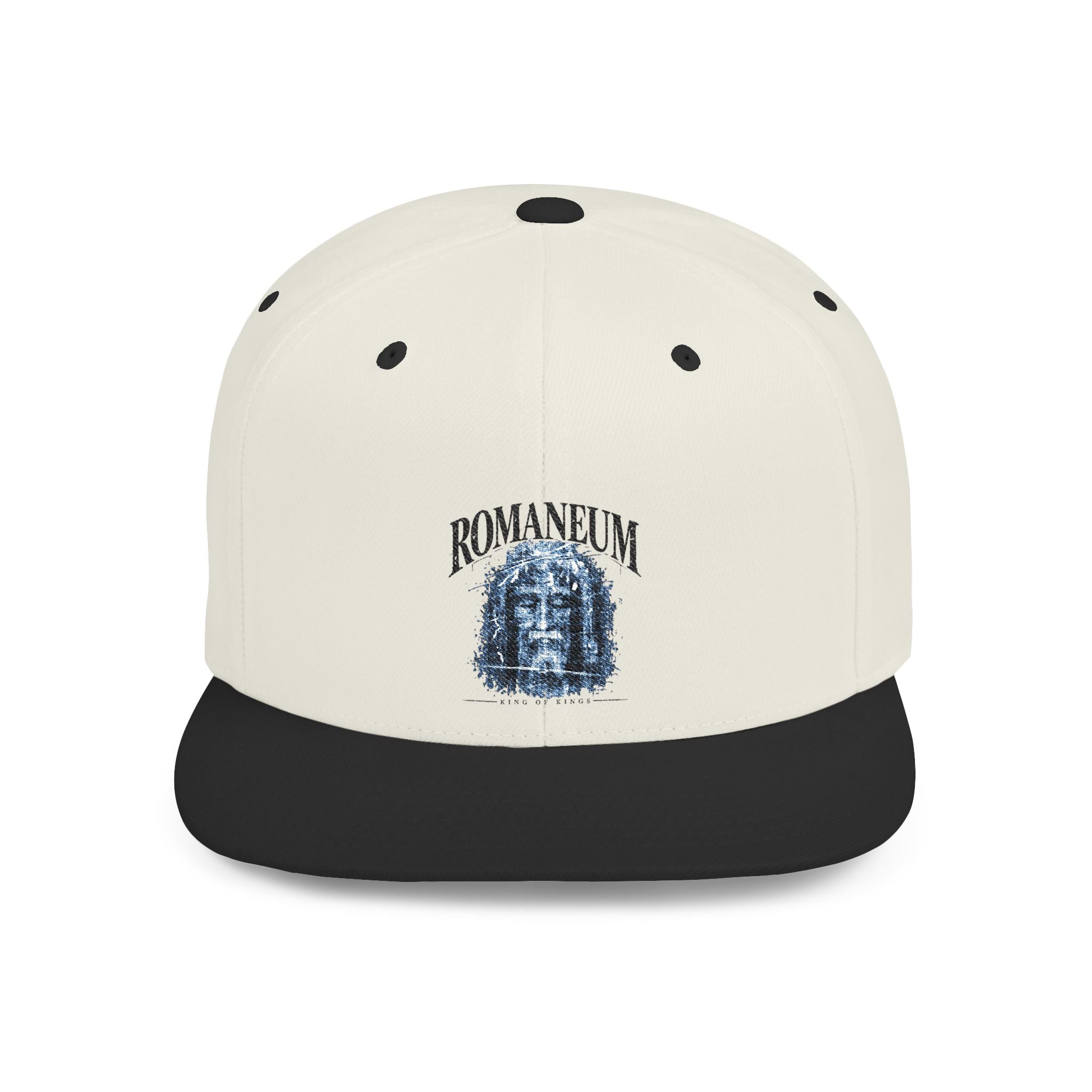 Romaneum Gothic Crest Flat-Bill Snapback Hat