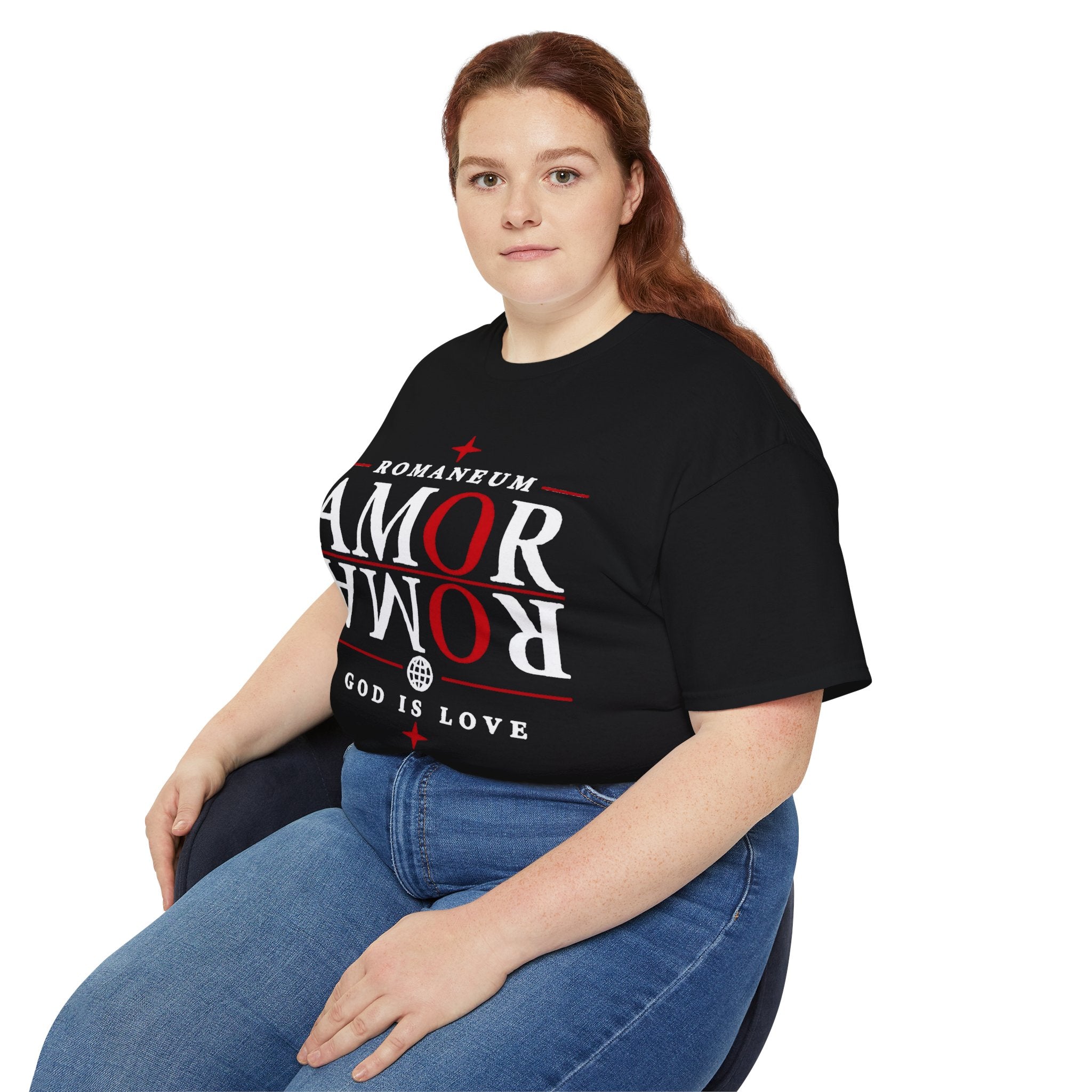 Romaneum AMOR/ROMA God Is Love Graphic Tee