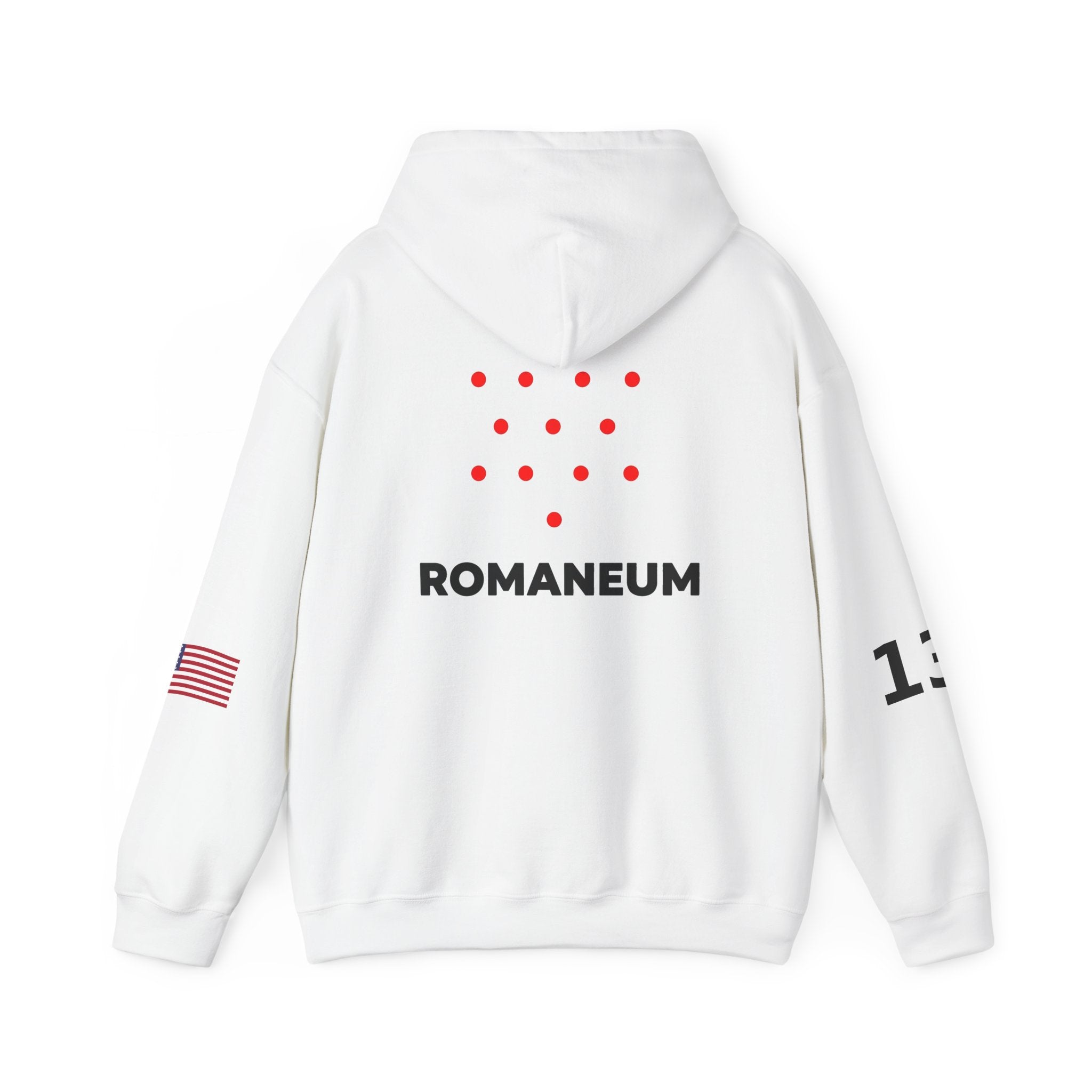 Romaneum Heavy Blend Hoodie | Flag & 13