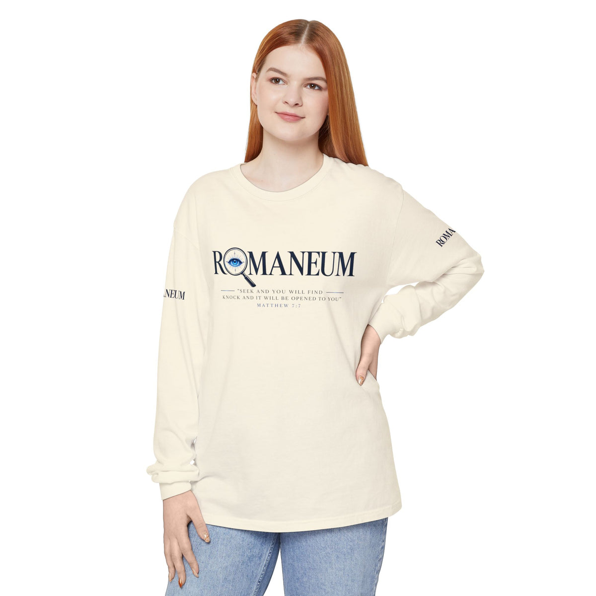 Romaneum Seek Logo Long Sleeve T-Shirt