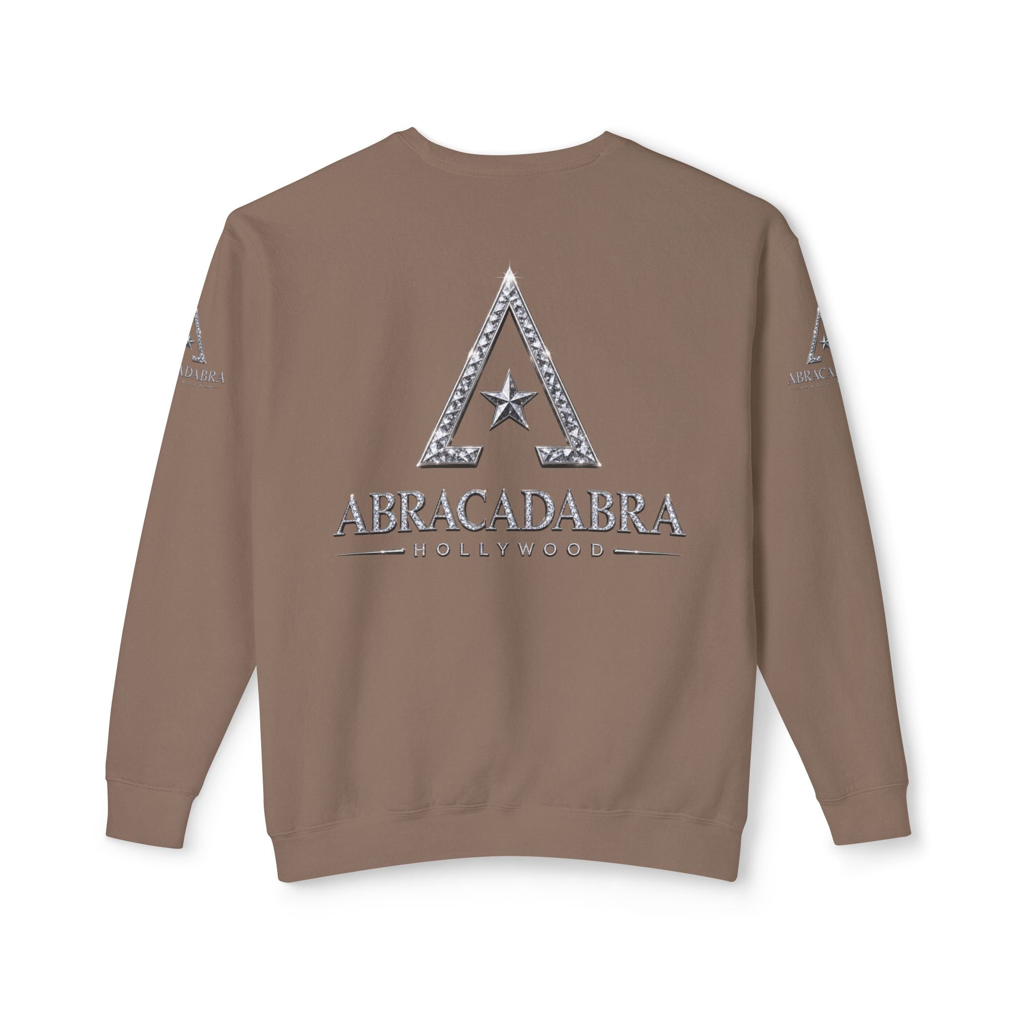 Abracadabra Star Crewneck Sweatshirt — Mystical Magic Logo Pullover