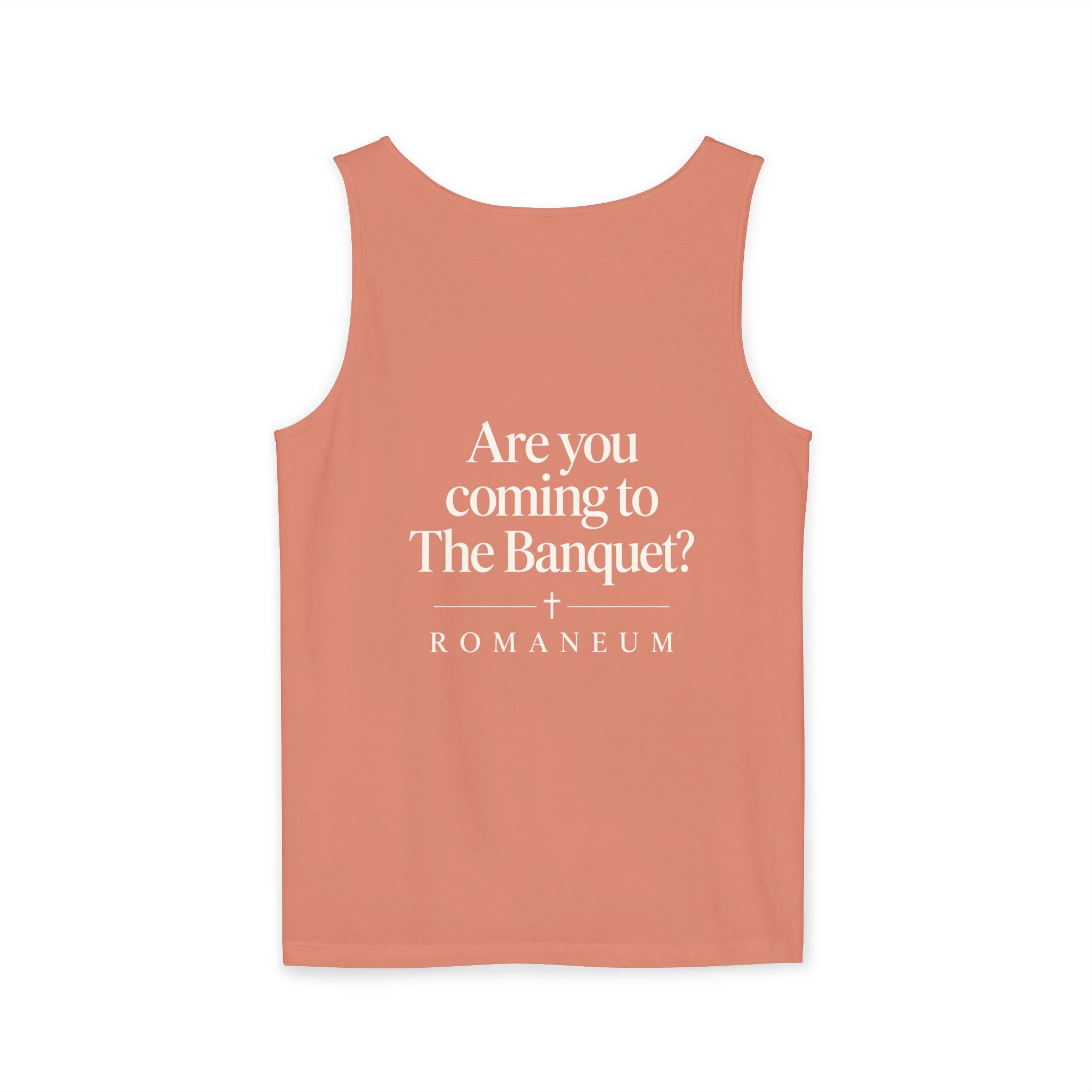 Banquet Invitation Tank Top — "Are You Coming to The Banquet?" Romaneum