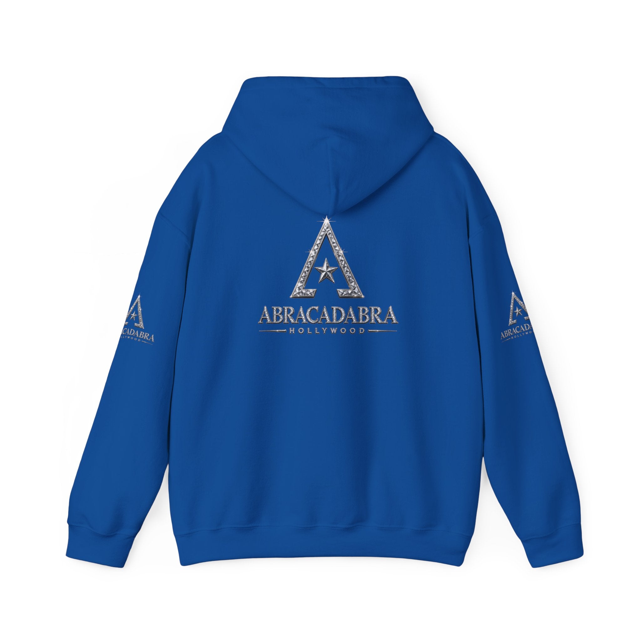 Abracadabra Triangle Logo Hoodie — Mystical Graphic Pullover