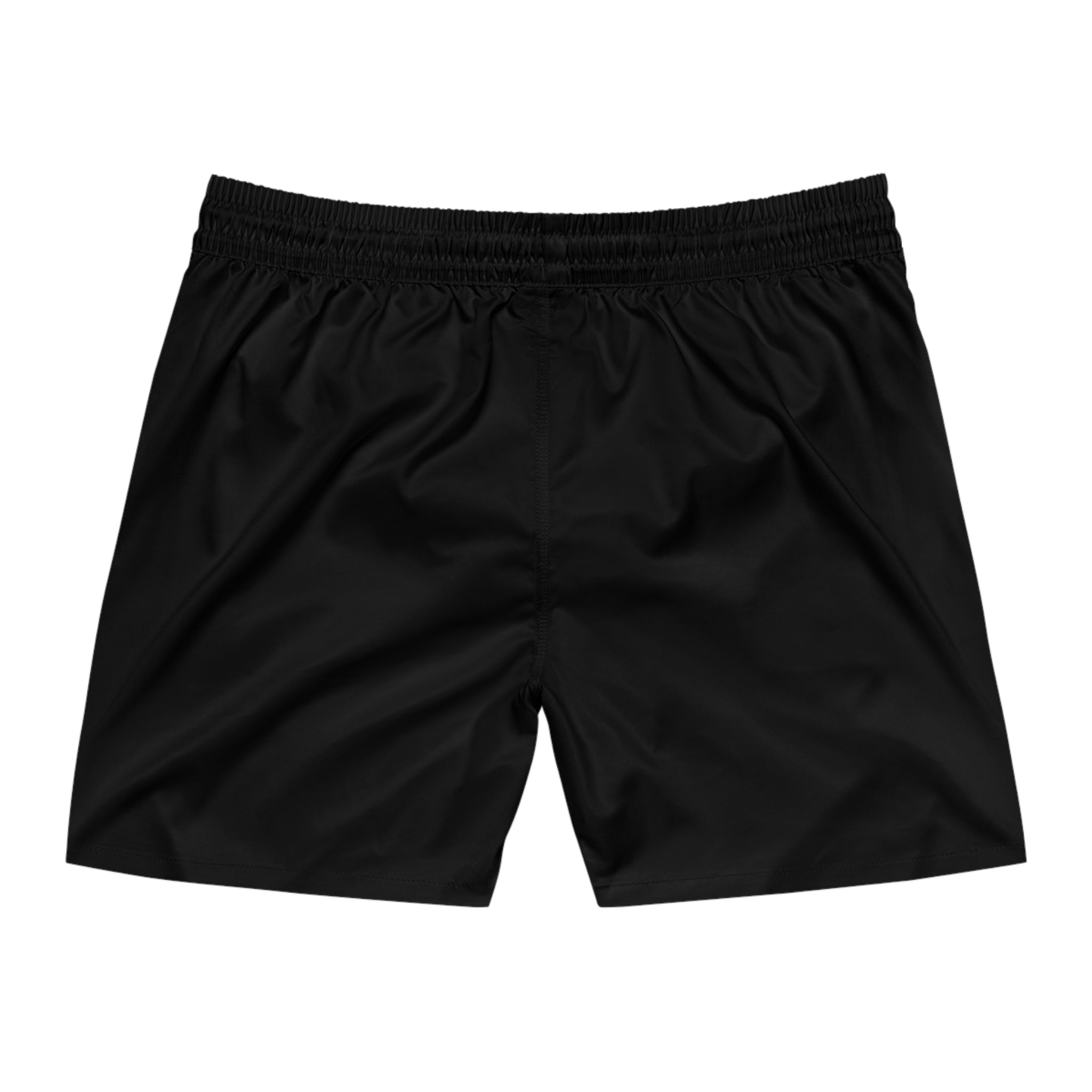 ROMA NEUM Black Swim Shorts — Men's Mid-Length Beach Trunks