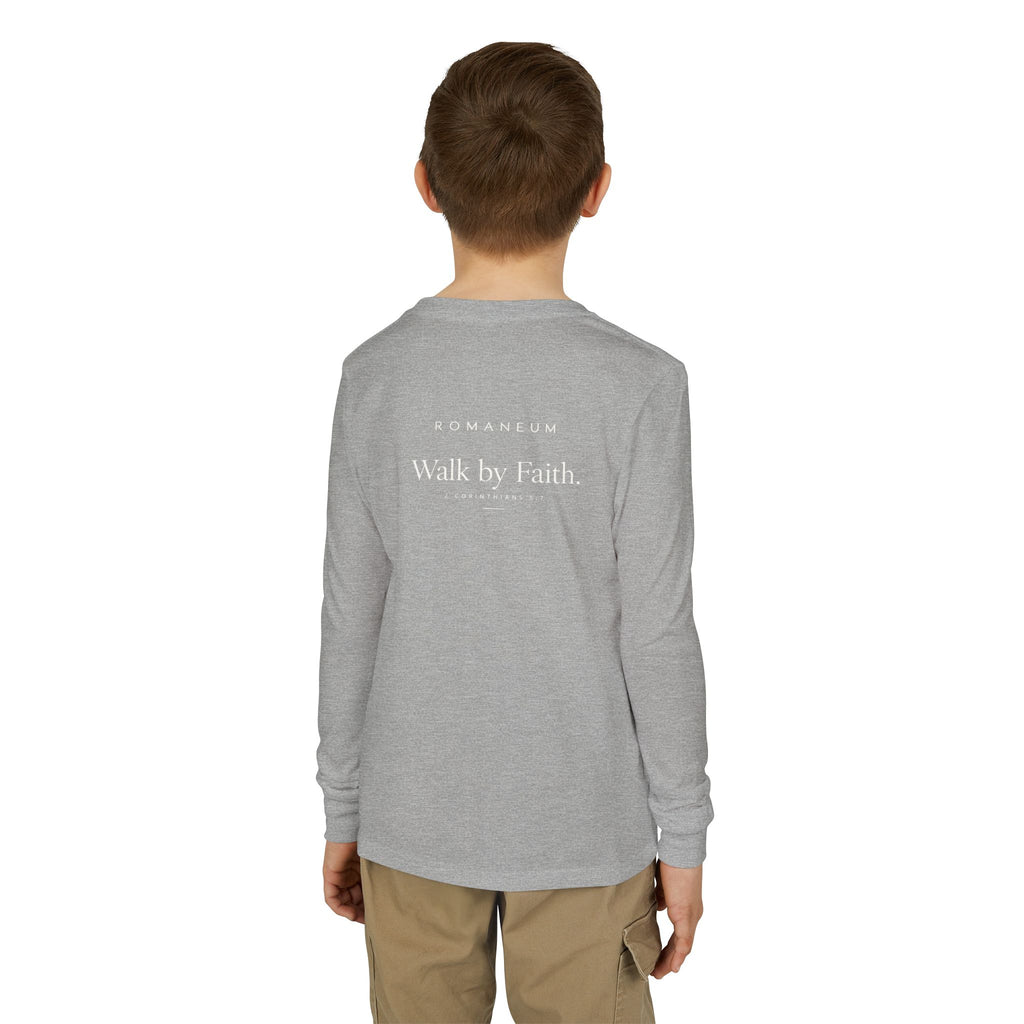 Walk by Faith Youth Long Sleeve Tee