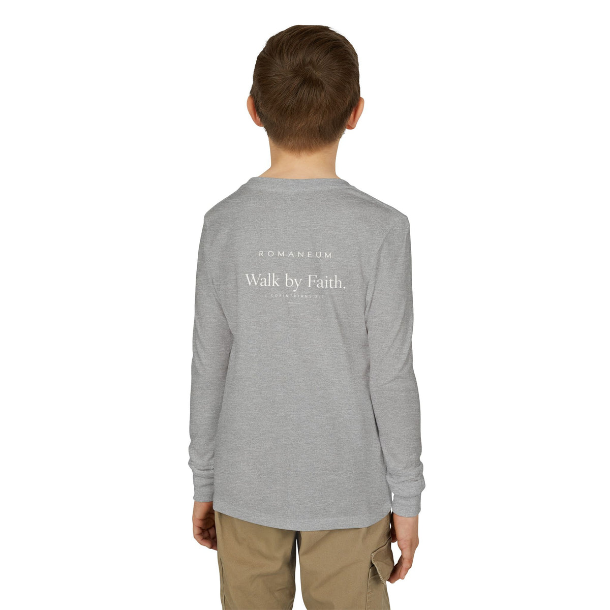 Walk by Faith Youth Long Sleeve Tee