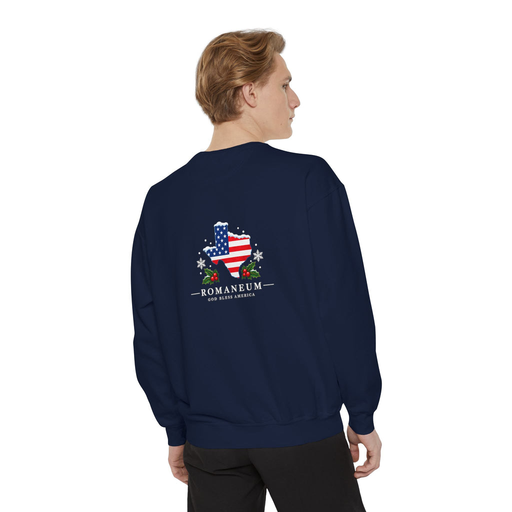 God Bless America Christmas Sweatshirt