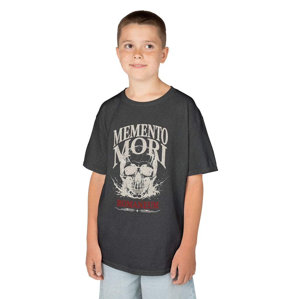 Kids T-Shirt — "Memento Mori" Skull Romaneum Tee
