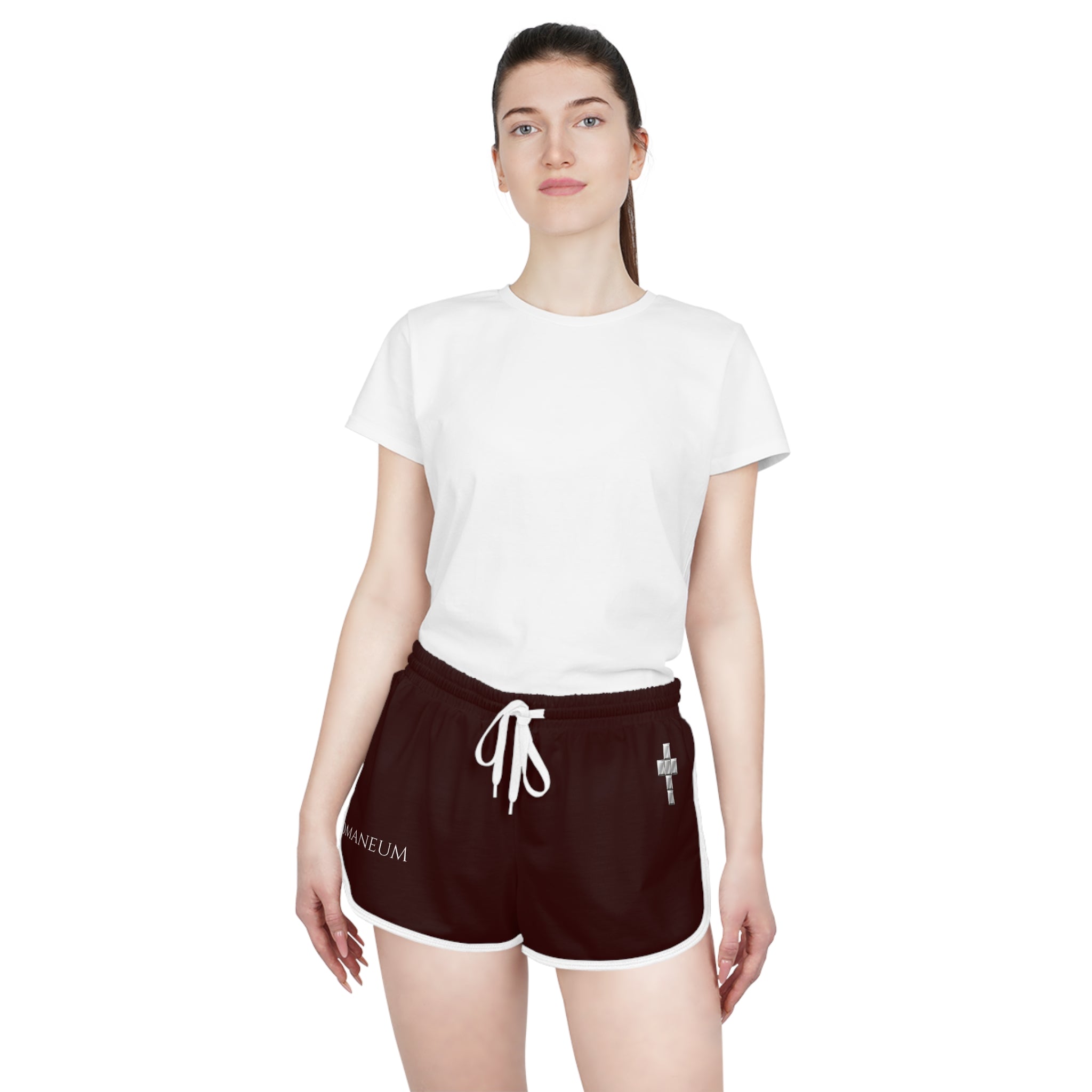 Roman Forum Script Relaxed Womens Shorts