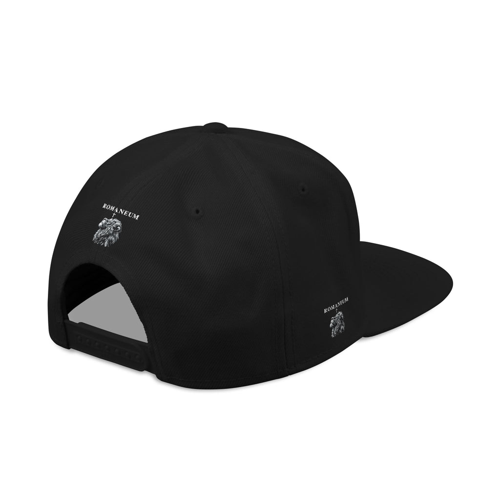 Embroidered Crystal Cross Snapback Hat