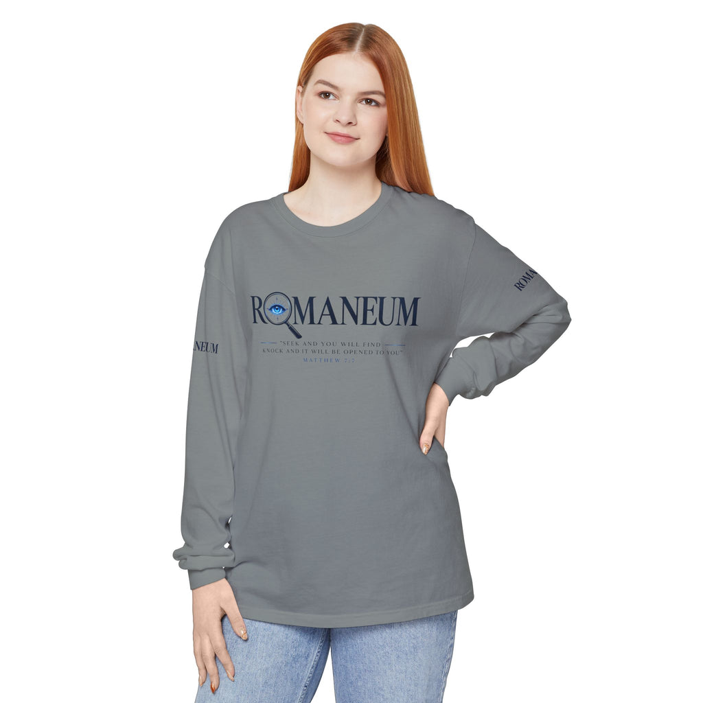 Romaneum Seek Logo Long Sleeve T-Shirt