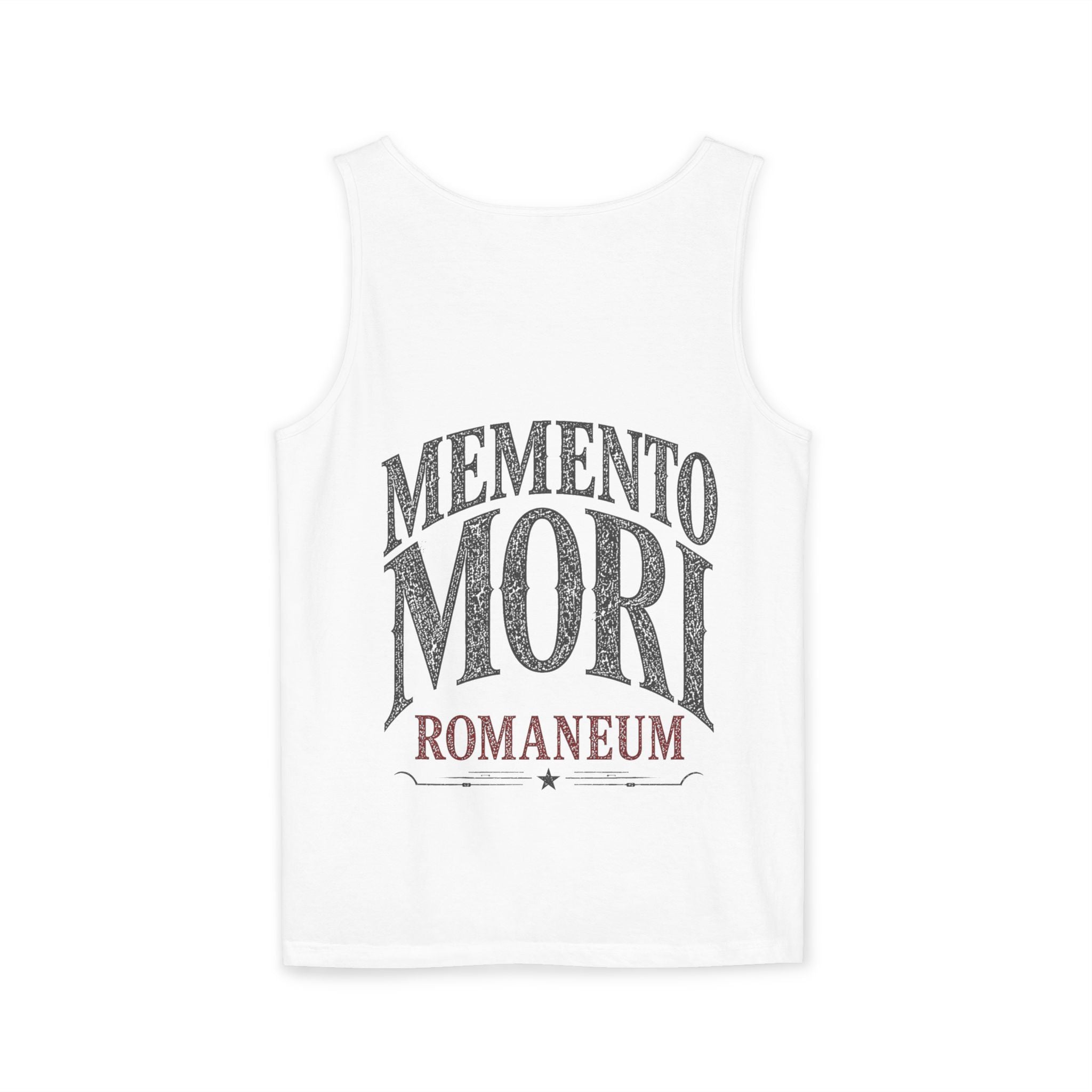 Memento Mori Skull Tank Top — Romaneum Vintage-Style Reminder Tank