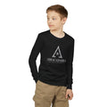 Youth Long Sleeve Tee — 'Abracadabra' Sparkle Magic Graphic