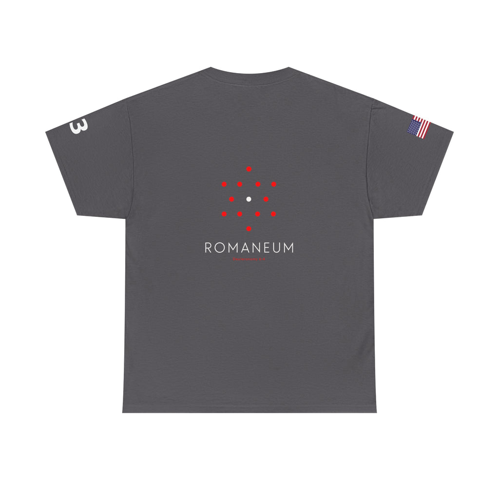 Romaneum Heavy Cotton T-Shirt | Flag & 13