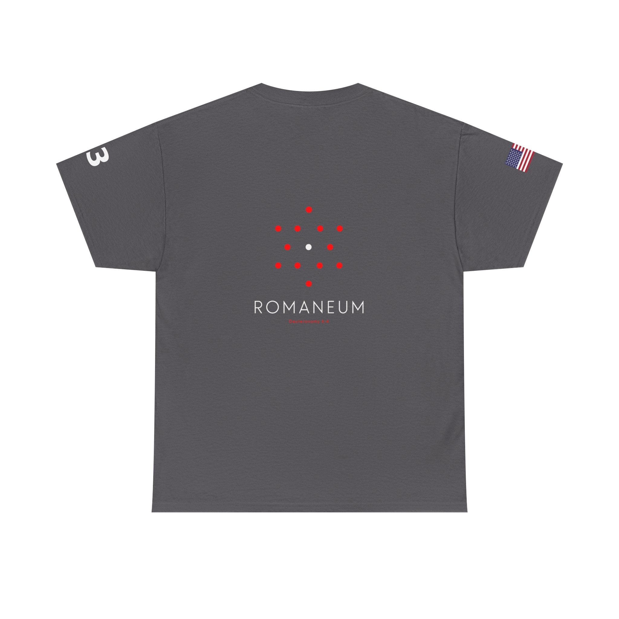 Romaneum Heavy Cotton T-Shirt | Flag & 13