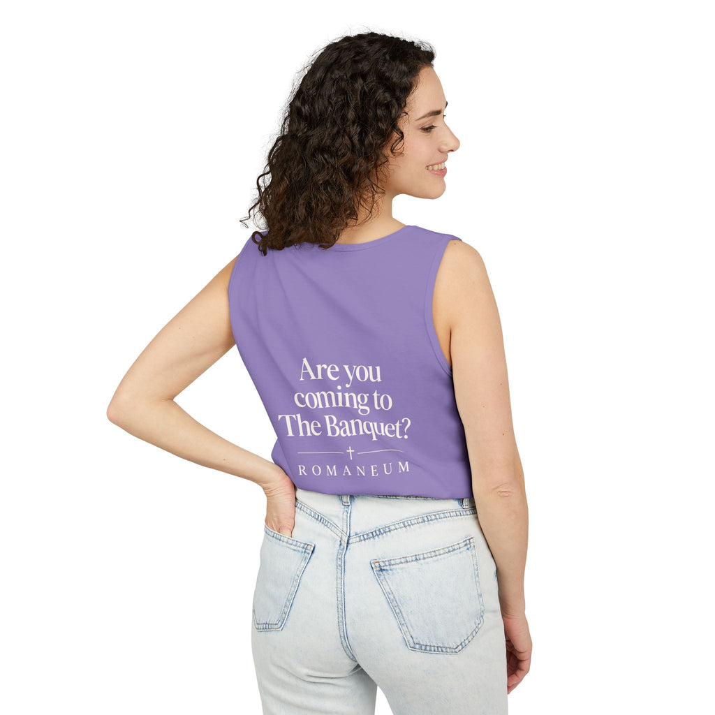 Banquet Invitation Tank Top — "Are You Coming to The Banquet?" Romaneum