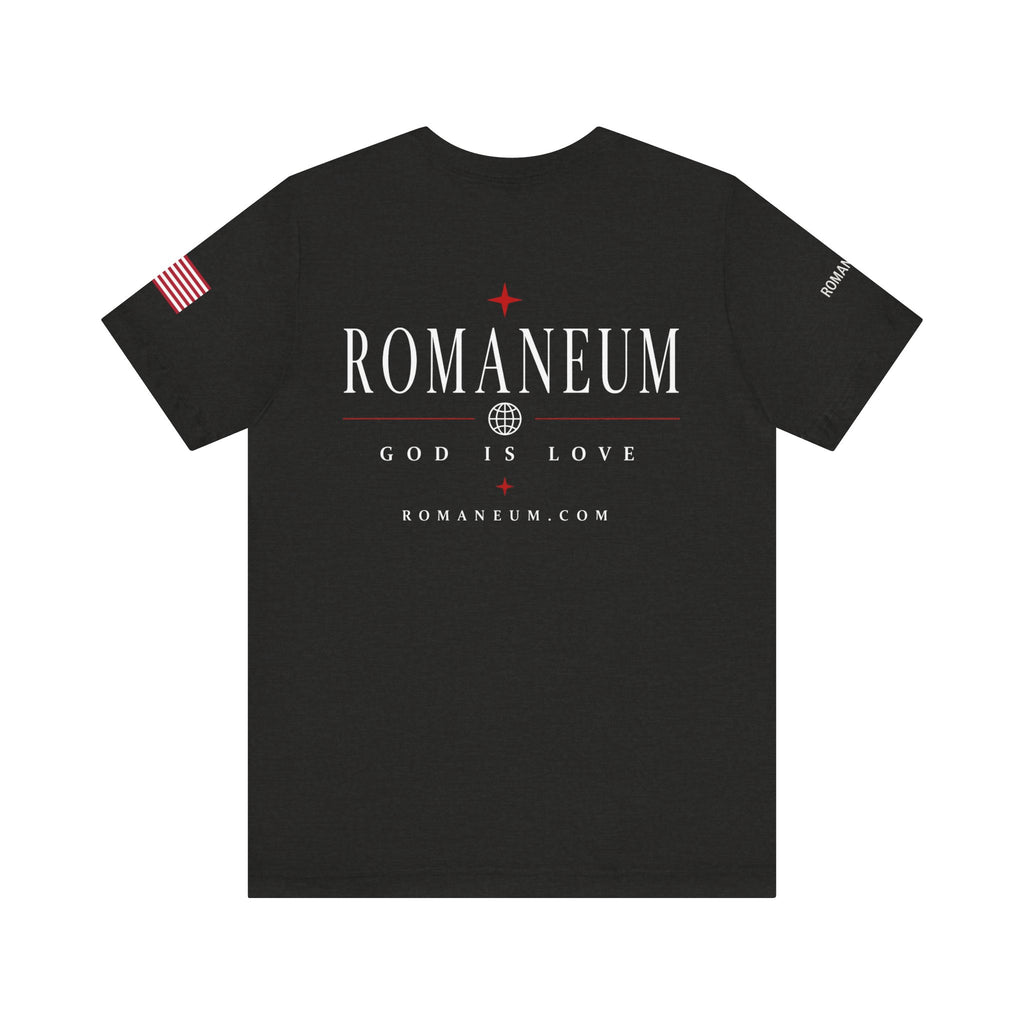 Romaneum 'AMOR/ROMA' God Is Love Graphic Tee