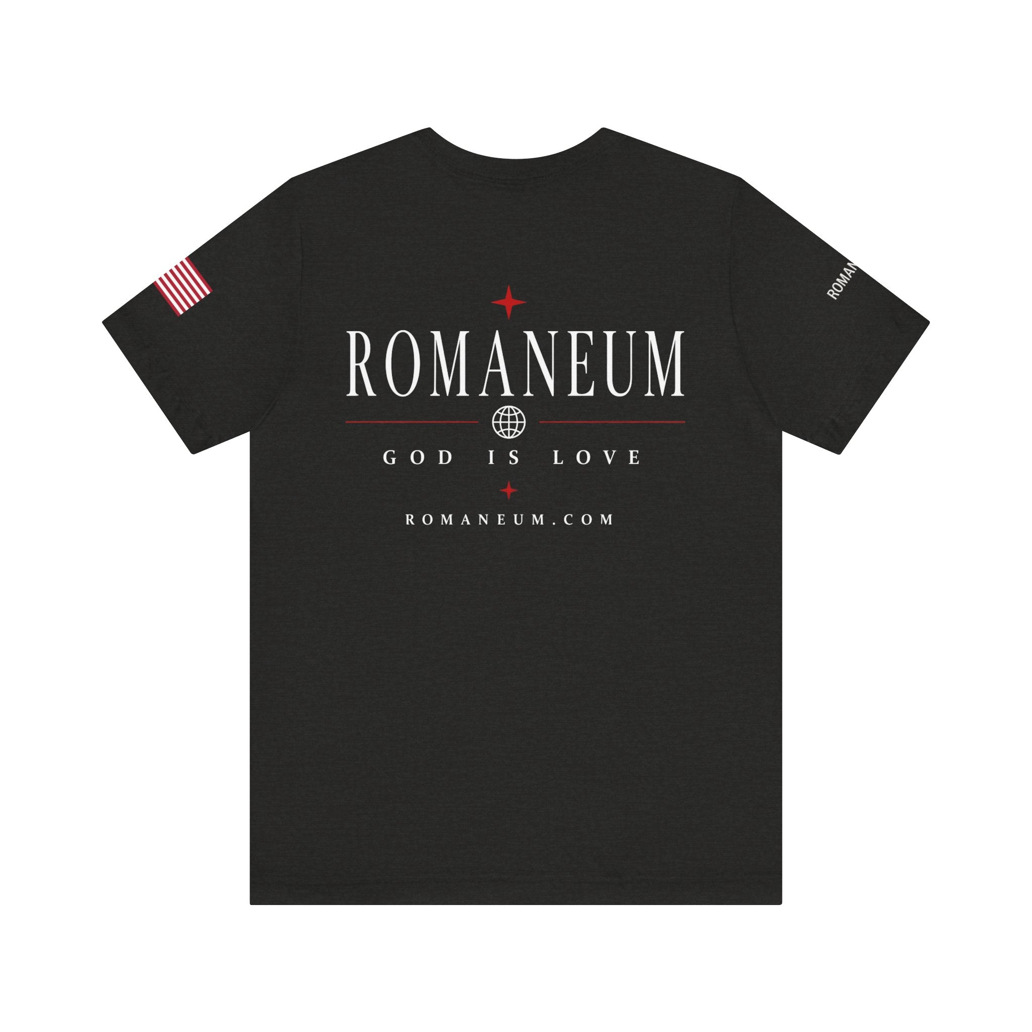 Romaneum 'AMOR/ROMA' God Is Love Graphic Tee