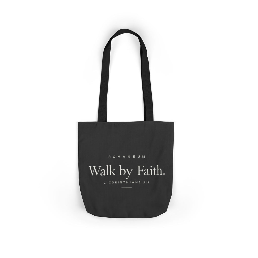 Walk by Faith Canvas Tote Bag