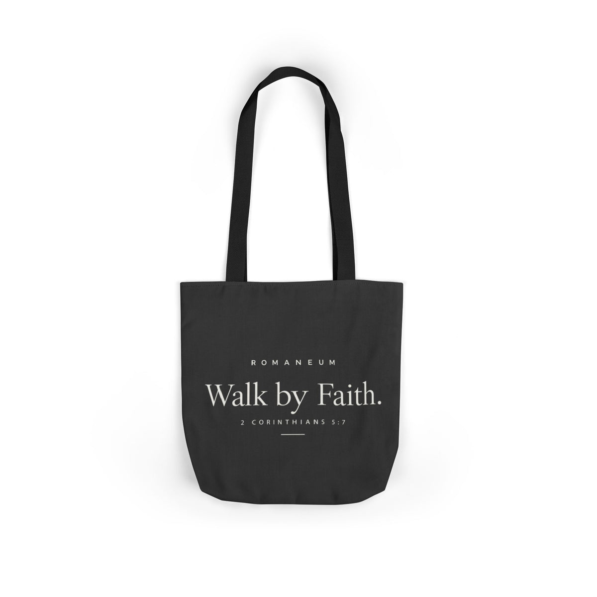 Walk by Faith Canvas Tote Bag