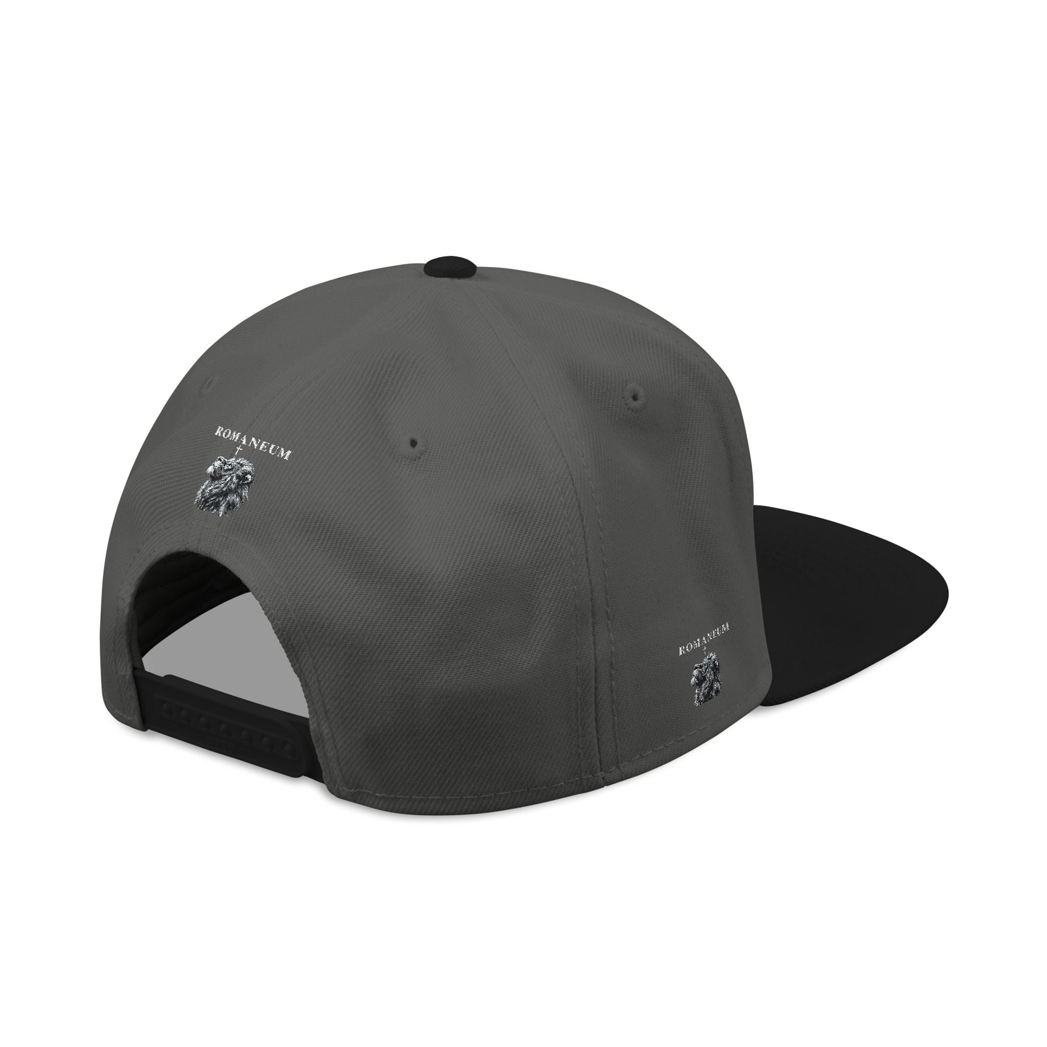 Embroidered Crystal Cross Snapback Hat