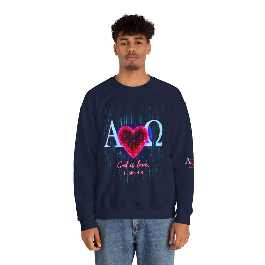 Alpha Omega Heart Sweatshirt ROMANEUM