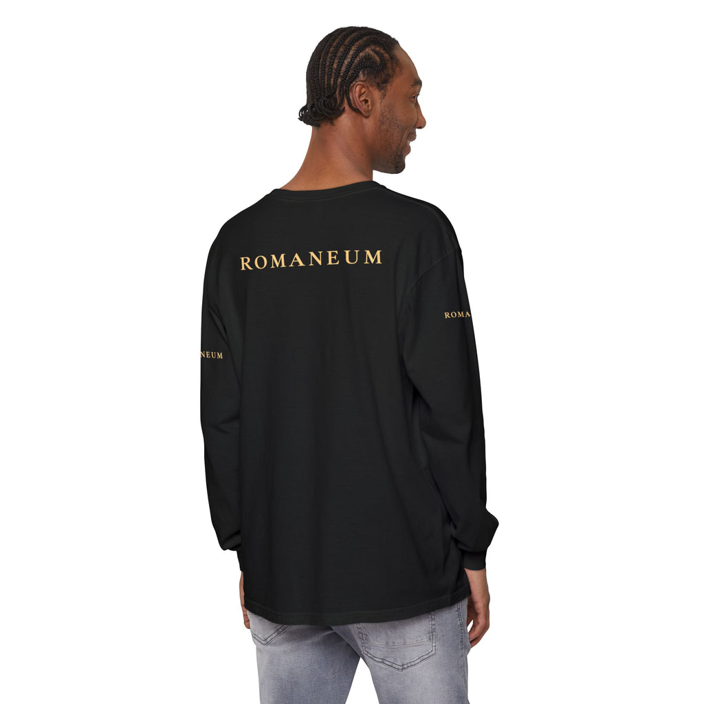 "Rejoice in the Lord Always" Unisex Garment-dyed Long Sleeve T-Shirt