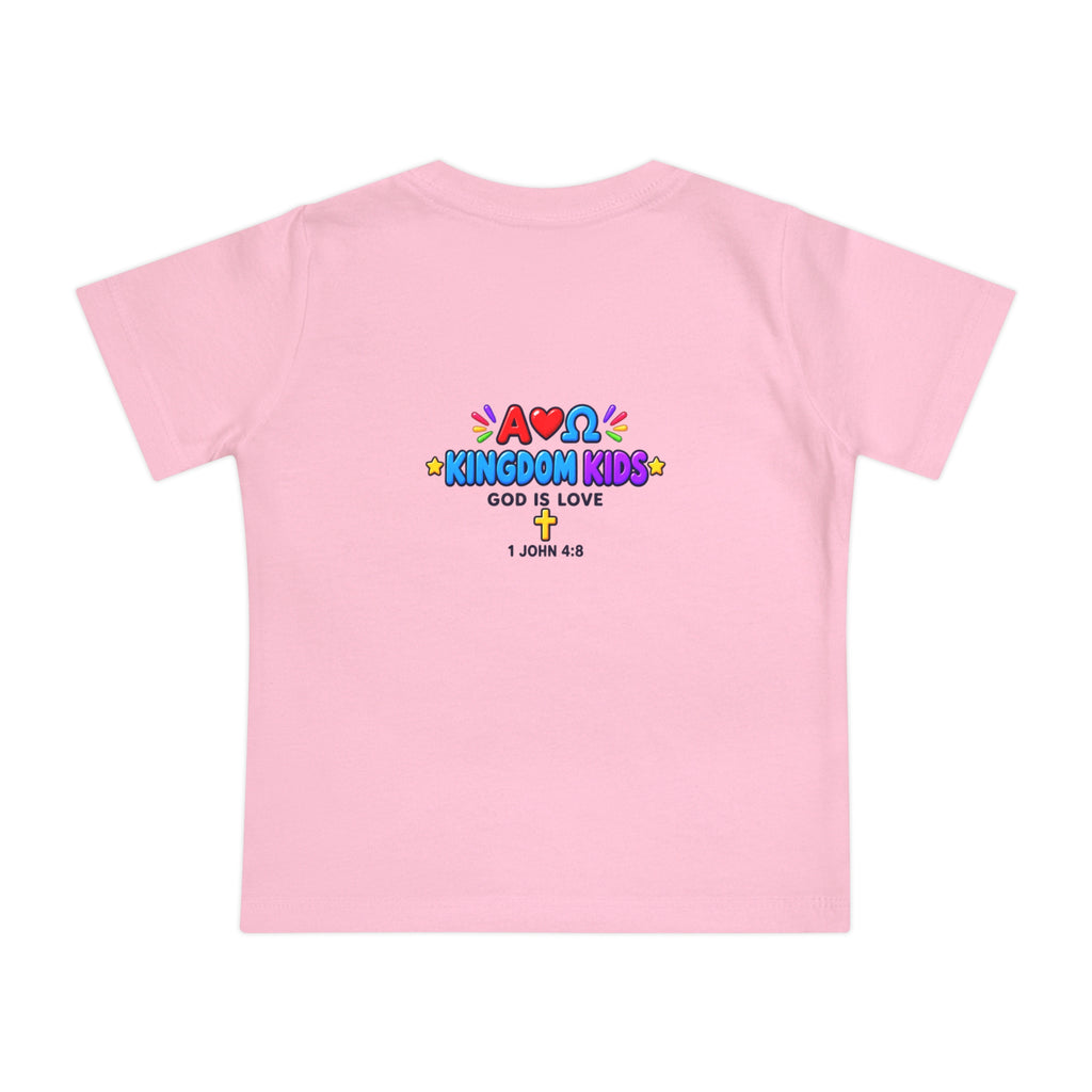 Baby T-Shirt — "Good News Toons" Kingdom Kids Tee (God Is Love)