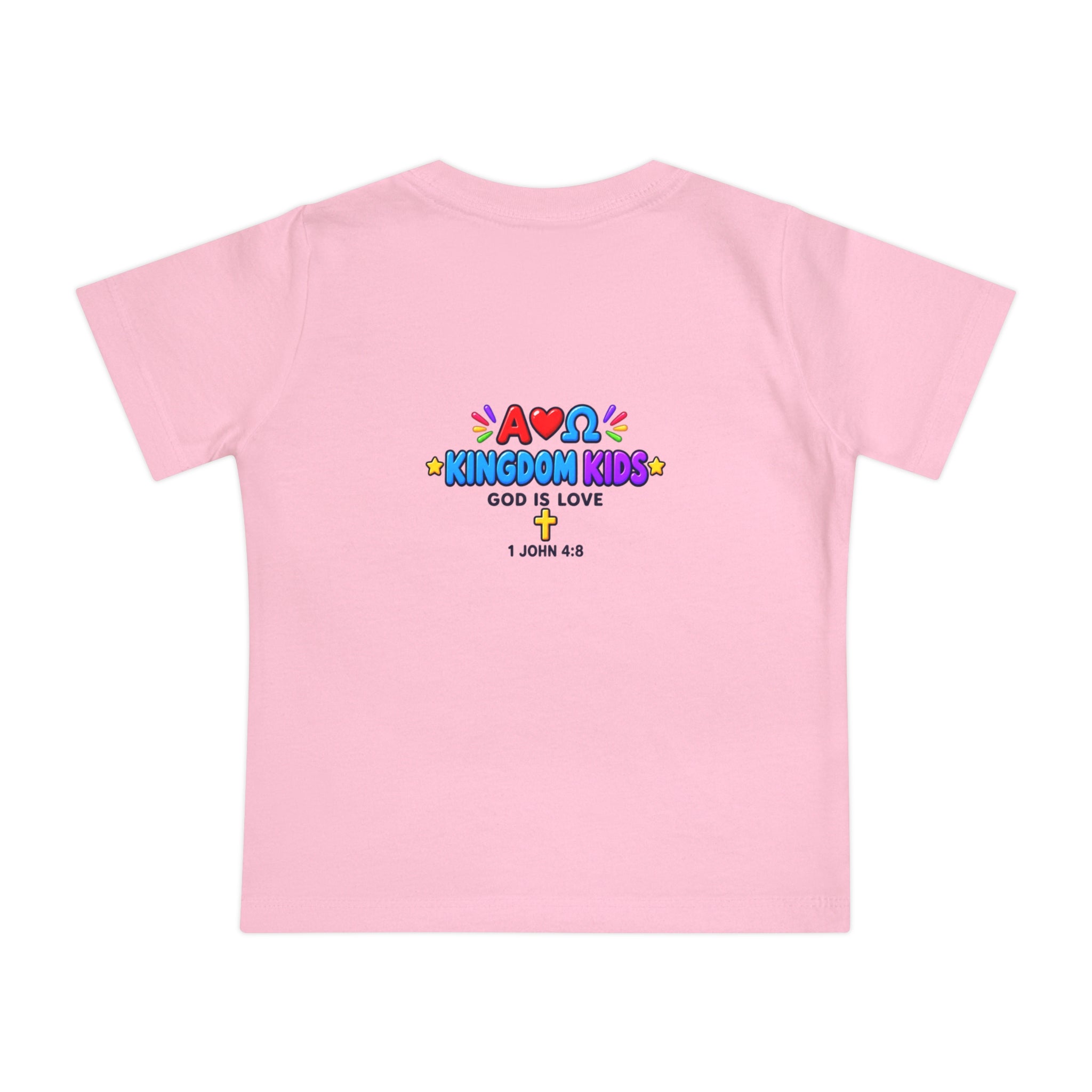 Baby T-Shirt — "Good News Toons" Kingdom Kids Tee (God Is Love)