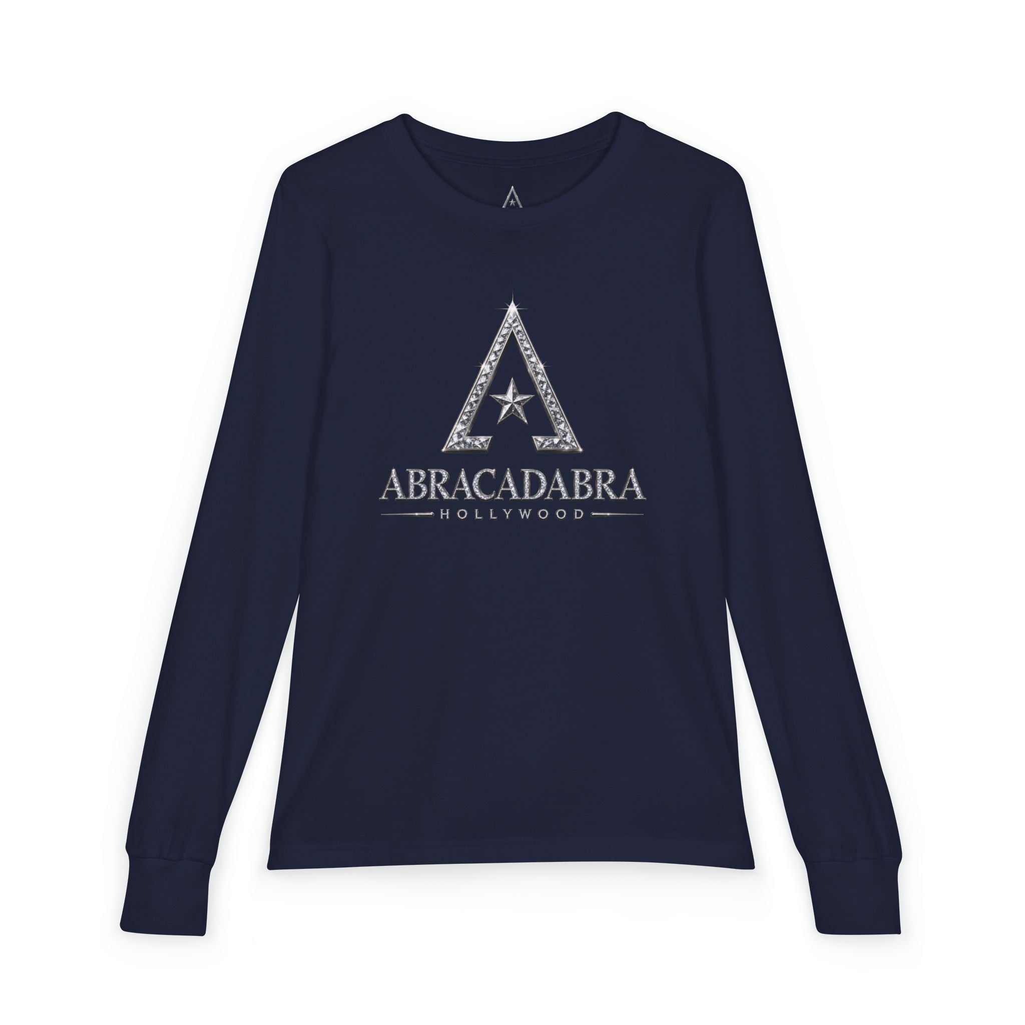Youth Long Sleeve Tee — 'Abracadabra' Sparkle Magic Graphic