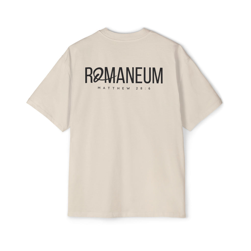 He Is Risen Christian Tee — Romaneum Matthew 28:6 Easter T‑Shirt